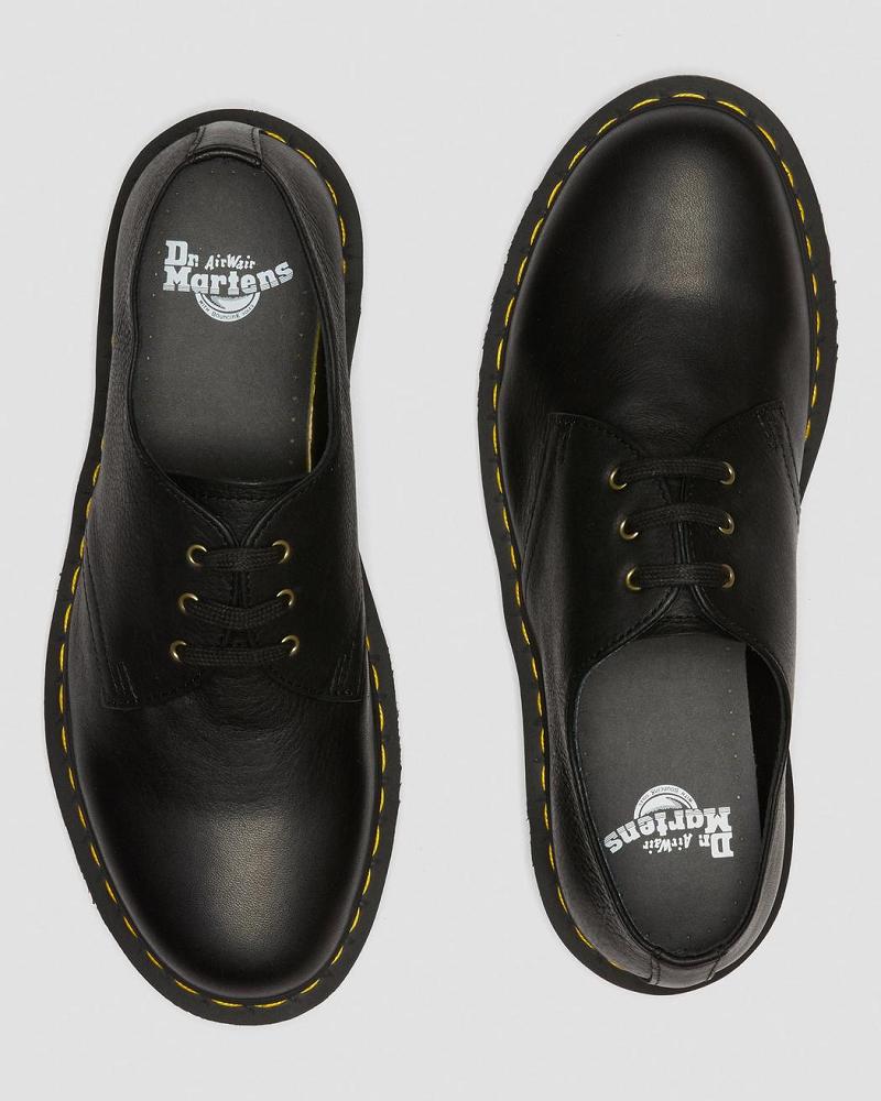 Black Women's Dr Martens 1461 Ambassador Leather Oxfords Shoes | CA 338DFM